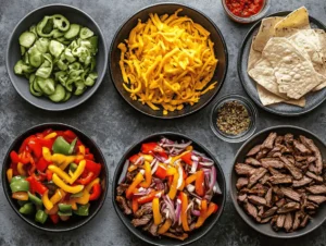 Collage Style Flat Lay Top Down