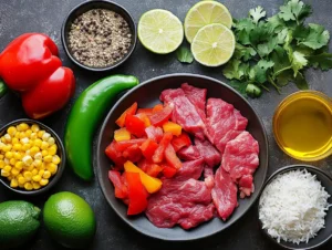 Ingredients For Sizzling Steak
