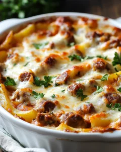 Sausage Stuffed Bell Peppers