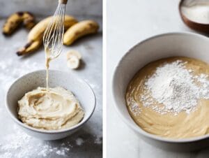 Banana Bread Making Steps