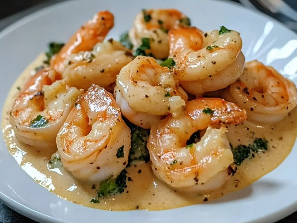 Elegant Creamy Cononut Shrimp Dinner