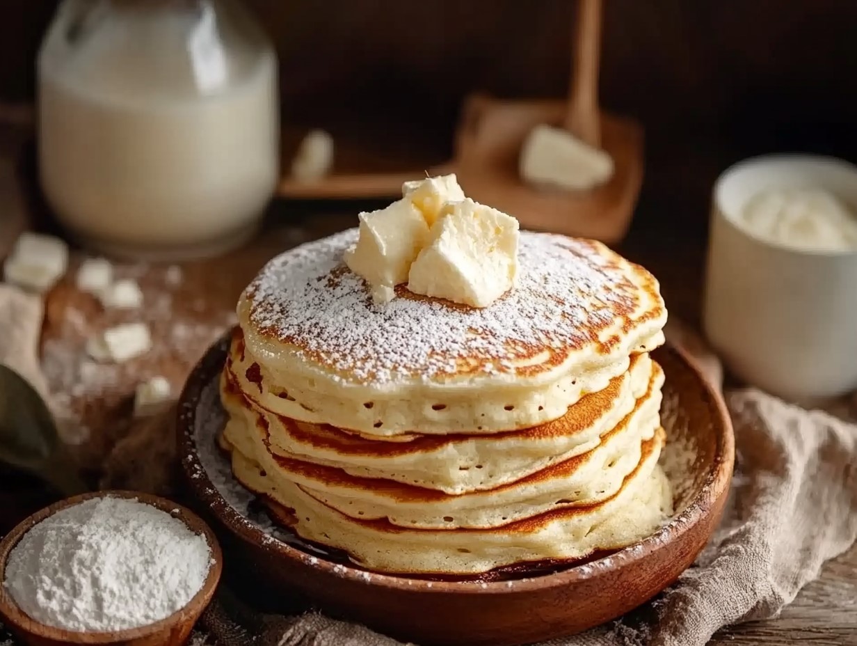 Fluffy Milk Based Pancakes