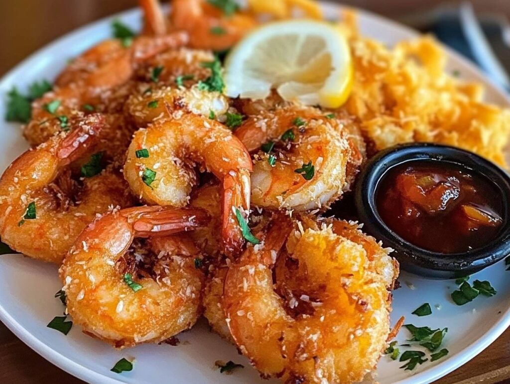 Golden Coconut Shrimp Platter