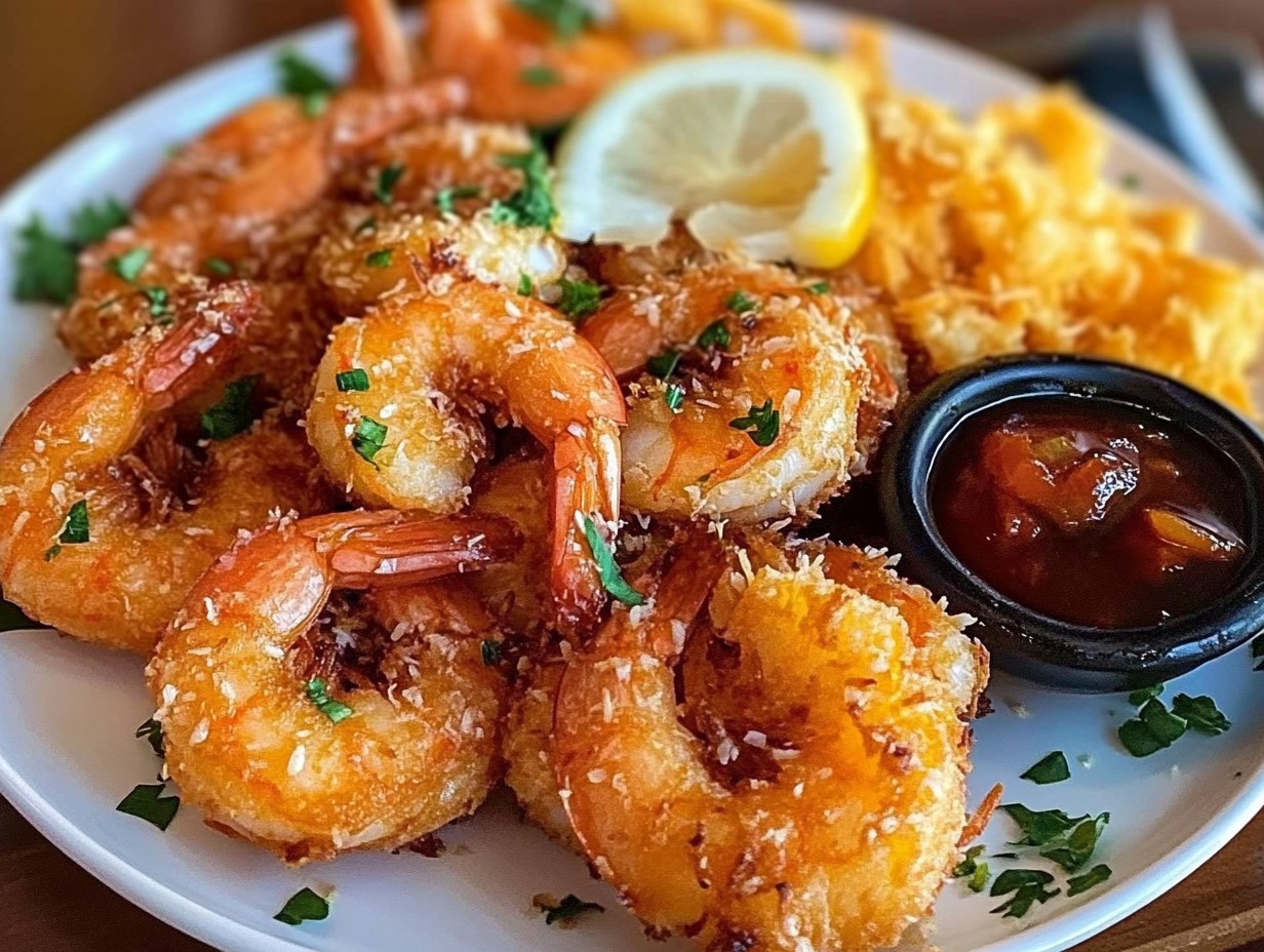 Golden Coconut Shrimp Platter