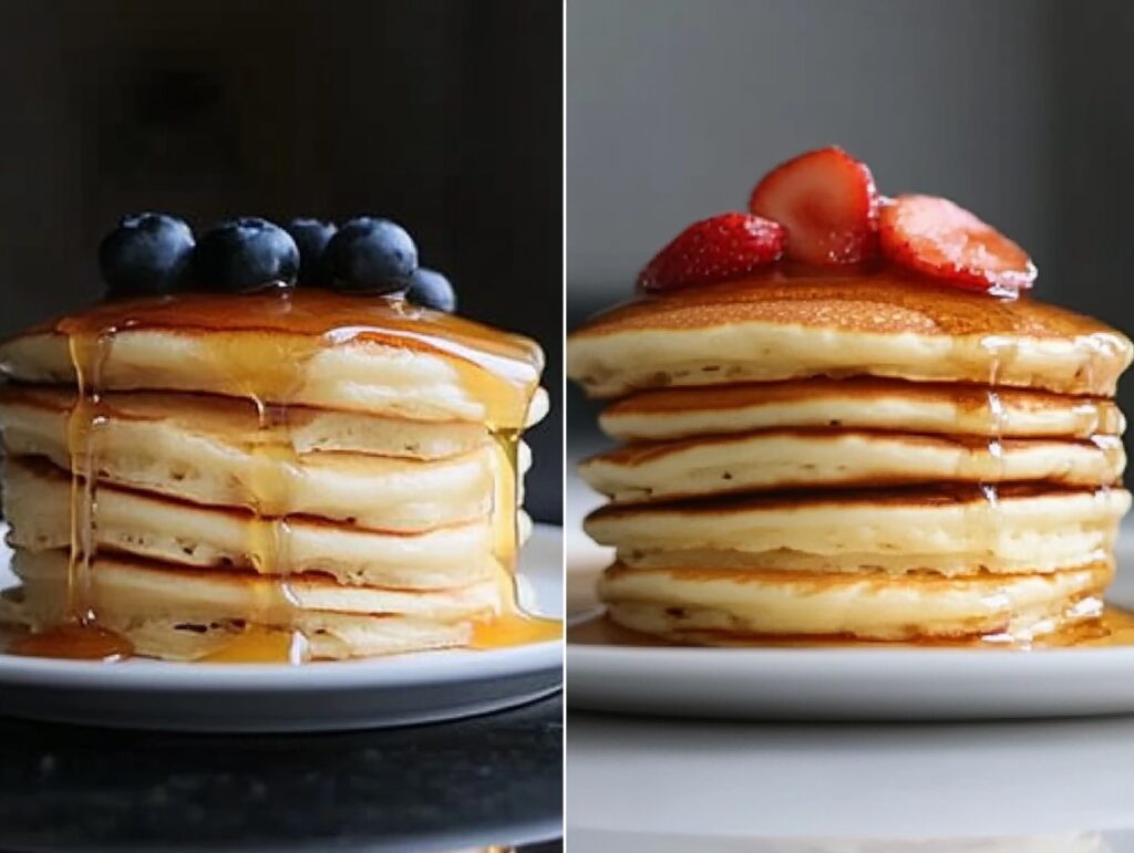Hotcakes Vs. Pancakes A Visual Comparison