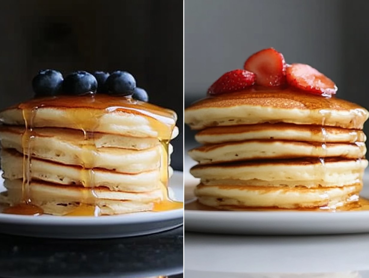 Hotcakes Vs. Pancakes A Visual Comparison