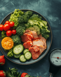 Weight loss transformation with lazy keto meal