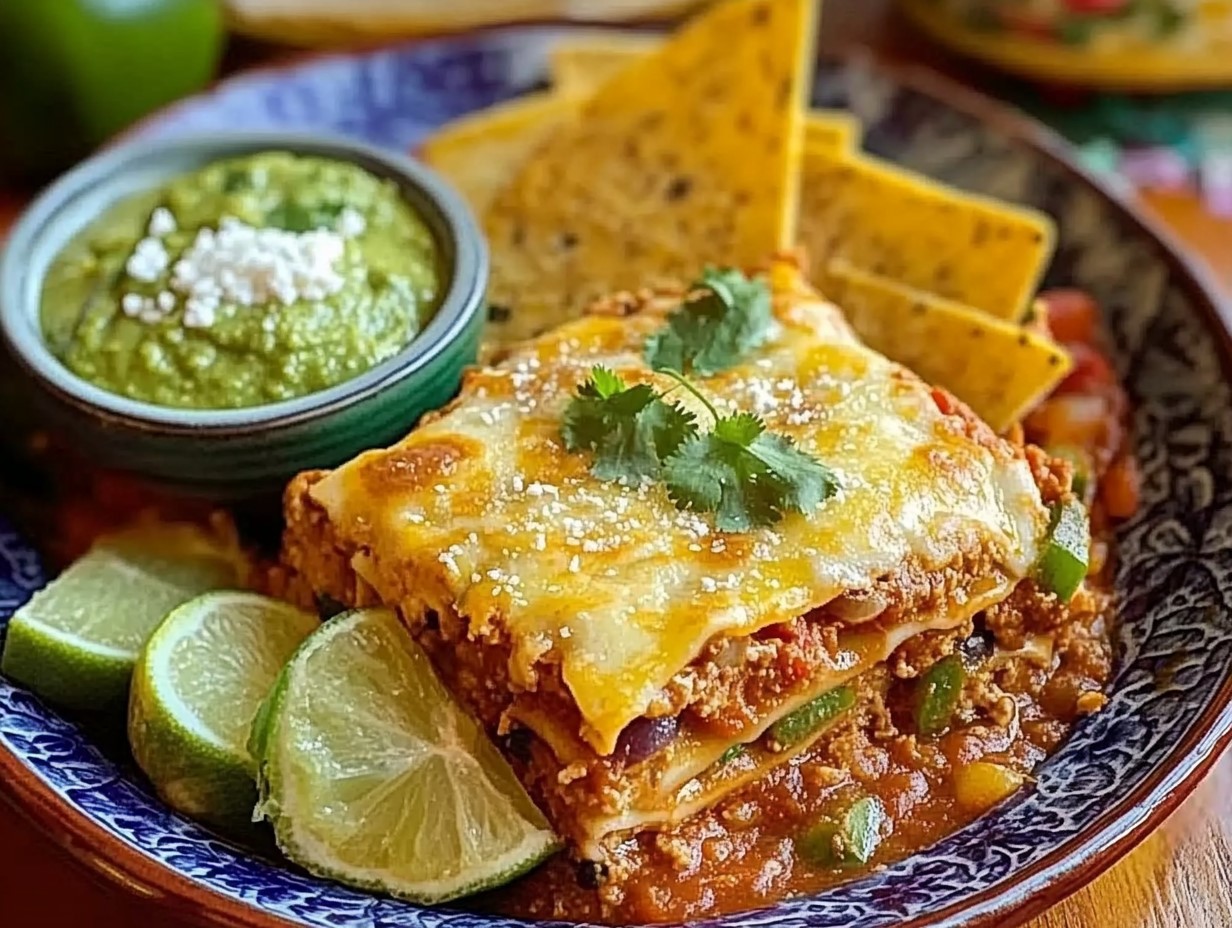 Mexican Lasagna With Sides