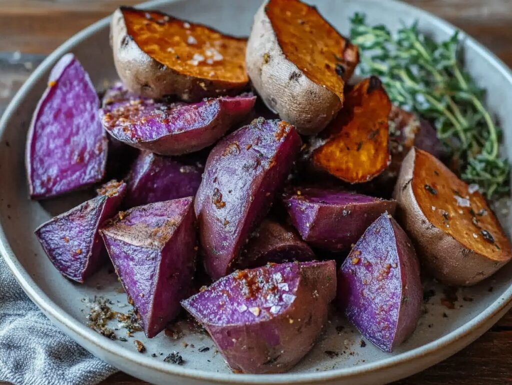 How do you eat purple sweet potatoes?