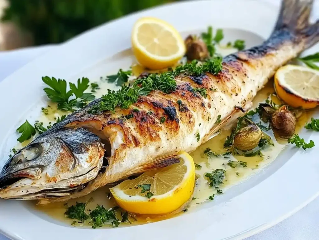 Branzino With Lemon And Herbs