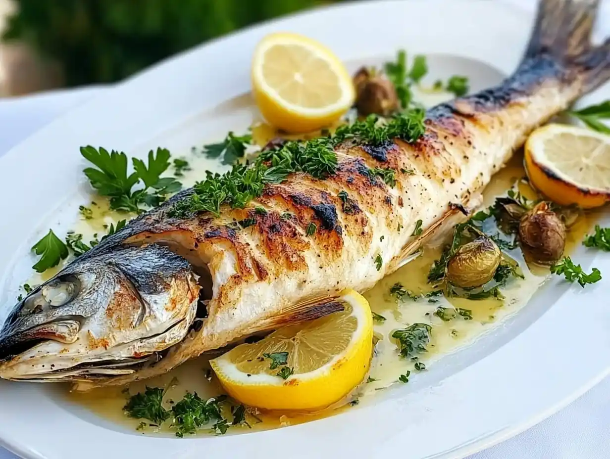 Branzino With Lemon And Herbs
