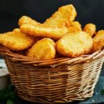 Basket Filled With Crispy Golden