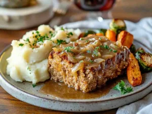 French Onion Meatloaf With Perfect Side Dishes