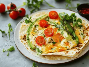 Sourdough Tortilla Breakfast Burrito