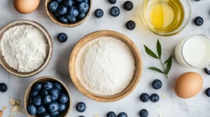 Ingredients For Almond Flour Blueberry Muffins