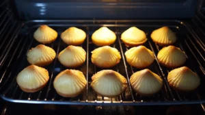 Classic French Madeleine In Oven