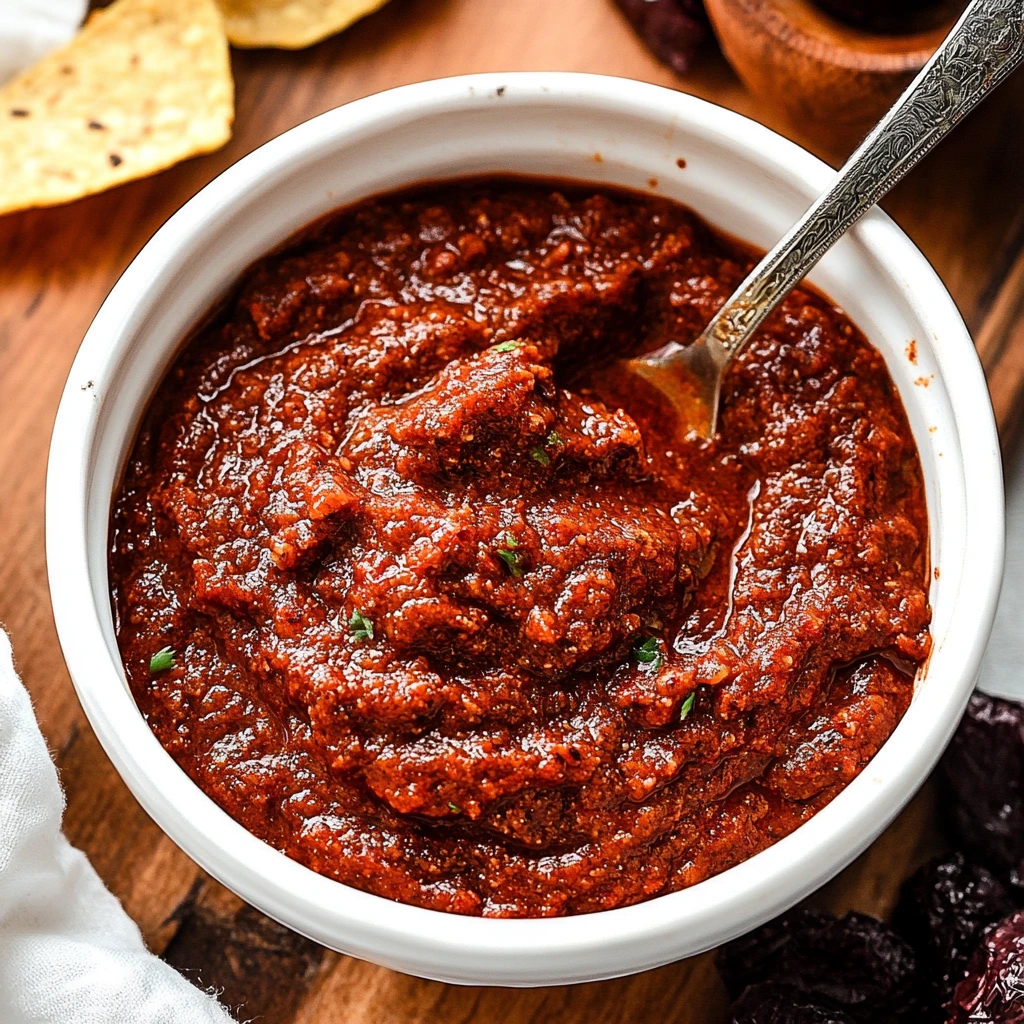 Thick and rich Hello Fresh Tex Mex Paste in white ramekin with spoon