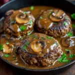Salisbury Steak With Mushroom Gravy